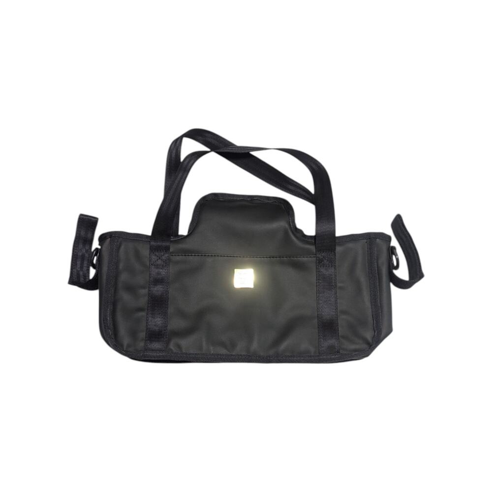Petunia Pickle Bottom Wander Stroller Caddy Bag Purse Black Nylon Baby Purse